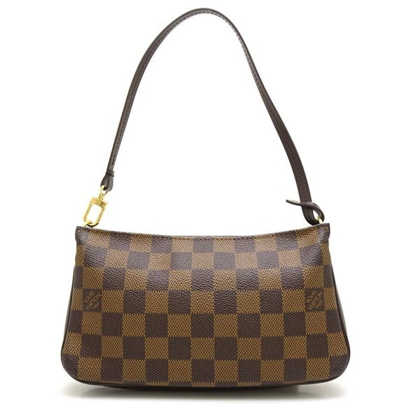 Louis Vuitton Damier Navona Ebene Accessory Pouch Brown - Picture 1 of 7